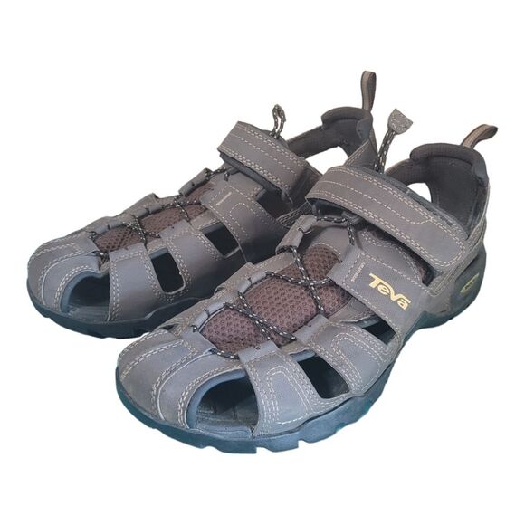 Teva Forebay Fisherman Sandal Shoe Size 11 Men’s Brown Hiking Adjustable 1001116 main image 4